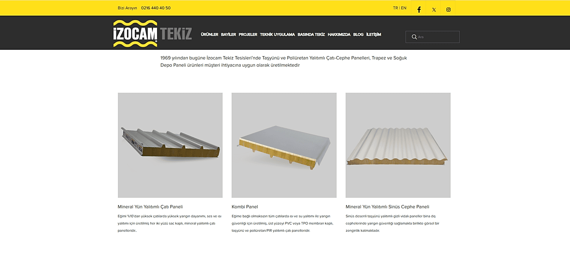 Tekiz Kurumsal Web Sitesi